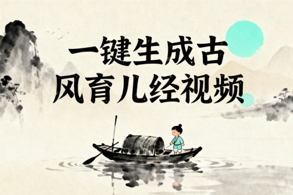 一键生成古风育儿经视频(基础版)–扣子(Coze)工作流模板