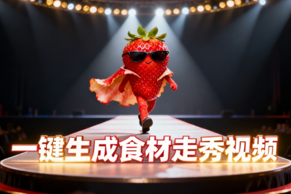 一键生成食材走秀视频-扣子(Coze)工作流模板