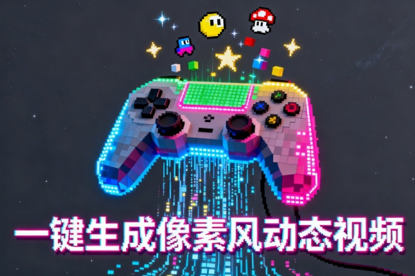 一键生成爆款像素风动态视频(即梦ai版)-扣子(Coze)工作流模板